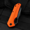 BESTECH KNIVES Operator 3.47in Linerlock Orange Folding Knife (BG36E)