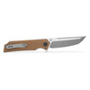 SIG SAUER Tsuru Two-Tone Satin/Stonewash Tanto Knife with Coyote Brown G10 Handle (TS-8SBRN)