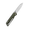 QSP Parrot V2 Liner Lock Green G10 Handle Pocket Knife (QS102-B-V2)