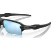 OAKLEY Standard Issue Flat 2.0 XL Matte Black Frame/Prizm Deep Water Polarized Glasses (OO9188-58)