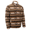 OUTBACK TRADING Men's Colt Henley Fleece Brown Pullover (42210-BRN)