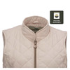 OUTBACK TRADING Women's Quilted Cream Riding Vest (40321-CRM)