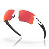 OAKLEY Men's Flak 2.0 XL Polished White Frame/Prizm Field Lenses Rectangular Sunglasses (OO9188-03)