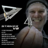 G5 OUTDOORS Striker V2 125-Grain Steel 1.25" Fixed 3-Blade Broadhead (1812)