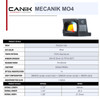 CANIK Mecanik MO4 1x Multi-Reticle Micro Enclosed Reflex Sight (PACN1104)