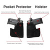 GALCO Pocket Protector Black Ambidextrous Holster For Smith & Wesson Bodyguard 2.0 .380 (PRO648B)