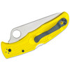 SPYDERCO Pacific Salt 2 3.78in Lightweight Yellow Folding Knife (C91PYL2)