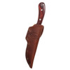 CASE XX Ridgeback Hunter Rosewood Knife with Leather Sheath (00398)