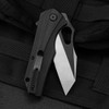 BESTECH KNIVES Operator 3.47in Linerlock Black Folding Knife (BG36A)