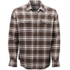 OUTBACK TRADING Mens Outback Cotton Plaid Brown Shirt (40305-BRN)