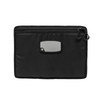 GRITR Single Handgun Sleeve - Soft Gun Case with ID Patch & Lockable Zippers, Black