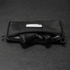 GRITR Single Handgun Sleeve - Soft Gun Case with ID Patch & Lockable Zippers, Black