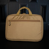 GRITR Double Handgun Sleeve - Soft Gun Case with ID Patch & Lockable Zippers, Tan