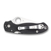 SPYDERCO Para 3 G-10 Black Handle PlainEdge Folding Knife (C223GP)