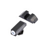 NIGHT FISION White Front Ring/Black Rear Rings Night Sight Set For Glock 42/43/43X (GLK-003-003-WGZG)