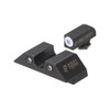 NIGHT FISION White Front Ring/U Notch Black Rear Rings Night Sight Set For Glock 42/43/43X (GLK-003-007-WGZG)