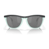 OAKLEY Frogskins Range Matte Carbon/Blue Milksh Frame/Prizm Black Lenses Sunglasses (OO9284-355)
