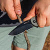 GRITR Stealth Folding Pocket Knife w/ 3.5" D2 Steel Blade, G10 Scales, Gray Non-Serrated