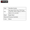 GALCO Miami Classic II Black RH Shoulder System Fits Sig Sauer P365 Fuse/P365 X-Macro (MCII894RB)
