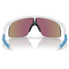 OAKLEY Youth Resistor Polished White Frame/Prizm Sapphire Lenses Sunglasses (OJ9010-0723)