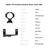 WARNE Skyline 1-Piece Precision Cantilever 34mm MSR Mount (7825M)