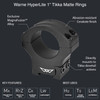 WARNE HyperLite 1 inch High Matte Rings for Tikka (8502TM)