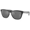 OAKLEY Men's Frogskins Sunglasses w/ Matte Black Frame and Prizm Black Polarized Lens (OO9013-F755)