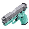 TAURUS GX2 9mm 3.38in 2x10rd Cyan/Stainless Striker Pistol (1-GX2939C-10)