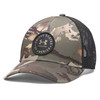 UNDER ARMOUR Men's Freedom Mid UA Barren Camo/Black/Bayou Trucker Hat (6003571-989-OSFA)