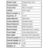 TAURUS GX4 TORO 9mm 3in 11rd/13rd Black/Tungsten Semi-Auto Pistol (1-GX4MP931T)