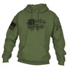 GRUNT STYLE Unisex Vintage American Military Green Hoodie (GS3592)