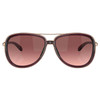 OAKLEY Women's Split Time Sunglasses with Crystal Raspberry Frame and G40 Black Gradient Lens (OO4129-0258)