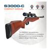 STOEGER S3000-C Compact .177 Hardwood Air Gun With 4x32mm Scope (30362)