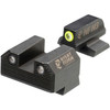 NIGHT FISION Optics Ready Yellow Front Ring Stealth Night Sight Set for Canik Mete SF & TP9 Pistols (CNK-029-187-250-YGZG)