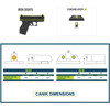 NIGHT FISION Yellow Front Ring Night Sight Set for Canik Mete SF & TP9 Pistols (CNK-029-003-YGZG)