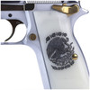 EAA Girsan MC P35 Liberador 9mm 4.87in 10rd Chrome Single-Action Pistol (390458)