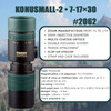 KONUS Konusmall-2 7-17x30mm Zoom Hunting Monocular (2062)