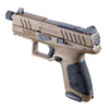 BERETTA APX-A1 Compact Tactical 9mm 4.2in 15rd/17rd Flat Dark Earth Semi-Auto Pistol (JAXA1F917TACFDE)
