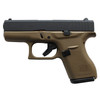 GLOCK 42 Gen3 .380 ACP 3.25in 2x 6rd Mags FDE/Black Pistol (UI4250201DE)