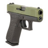 GLOCK 43X 9mm Luger 3.41in 2x 10rd Mags Bayou Green Cerakote Pistol (UX4350204BAYOU)
