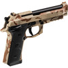 BERETTA 92XI 9x19mm 4.7in 2x18rd Desert DPM Camo Full Size SAO Pistol (SPEC0743A18)