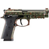 BERETTA 92XI 9x19mm 4.7in 2x18rd Flectarn Camo Full Size SAO Pistol (SPEC0744A18)