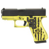 GLOCK 43X 9mm Luger 3.41in 2x 10rd Mags Skydas Cerakote w/ Gadsden Flag Pistol (4350204FRN-GAD-SKY)