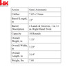 H&K MR762 A4 7.62x51mm 13in 10rd Semi-Auto Pistol (81001053)