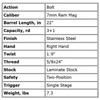 TIKKA T3x Laminated 7mm Rem Mag 22in 3rd Gray Bolt-Action Rifle (JRTXG37022MT)