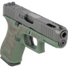 GLOCK G19 Gen5 MOS Sports South Exclusive Compact 9mm 4.02in 15rd Black/Green Cerakote DAO Pistol (UA195S204NCIRB)