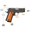 ROCK ISLAND M1911 GI Standard CS MA Compliant .45 ACP 3.5in 7rd Black Parkerized Pistol (51416-MA)