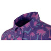 RETRO RIFLE Rising Palm Purple Button Down Shirt, X-Large (RISINGPALMPURPLE-XL)