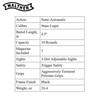 WALTHER PDP Pro-E Full Size OR 9mm 4.5in 10rd Semi-Automatic Pistol (2880113)