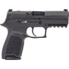 SIG SAUER P320 9mm 3.9in 2x10rd Black Striker-Fired Pistol (320C-9-BSSP-MS-MA)